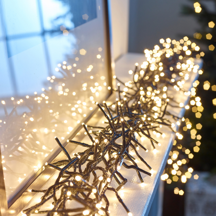 2000 LEDs Christmas Cluster Lights