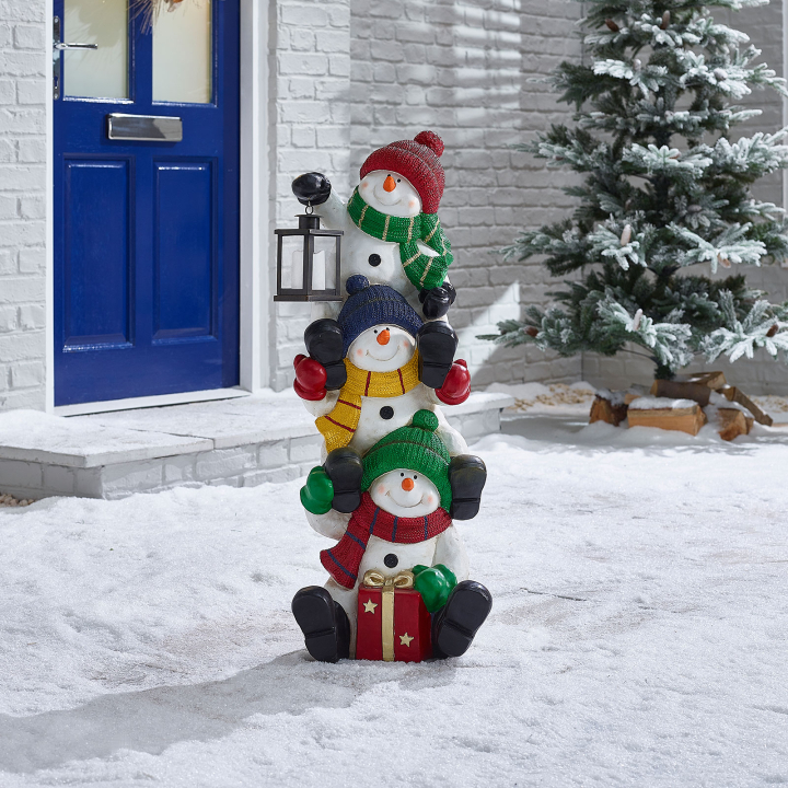 Frosty, Figgy & Frio Snowman Figures