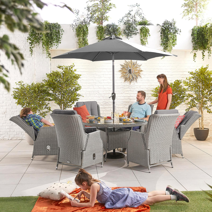 Carolina 6 Seat Rattan Dining Set