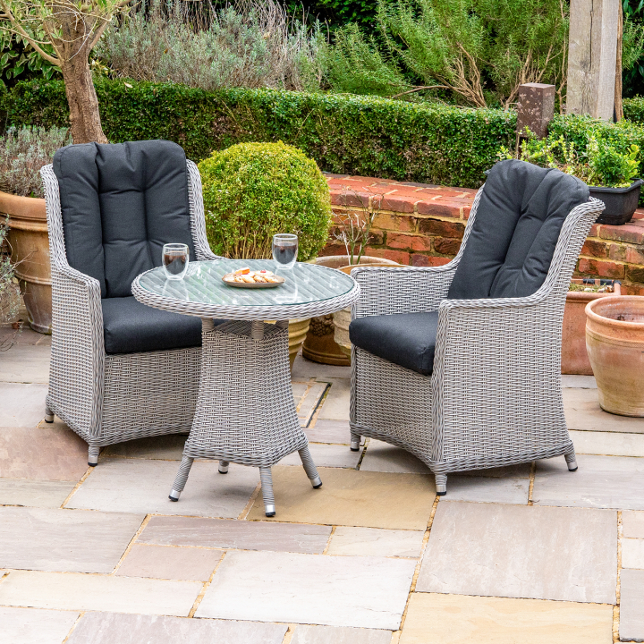 Talia 2 Seat Rattan Dining Set