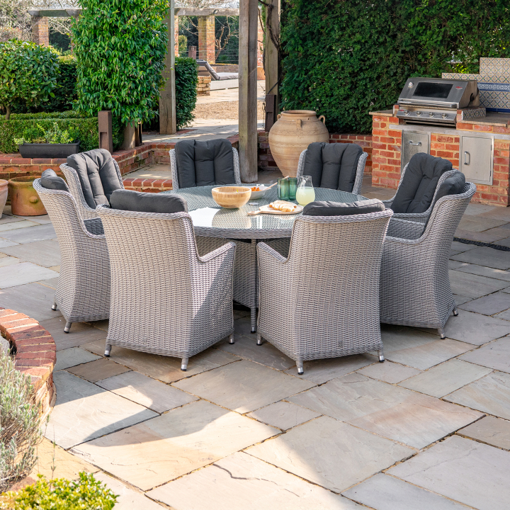 Talia 8 Seat Rattan Dining Set