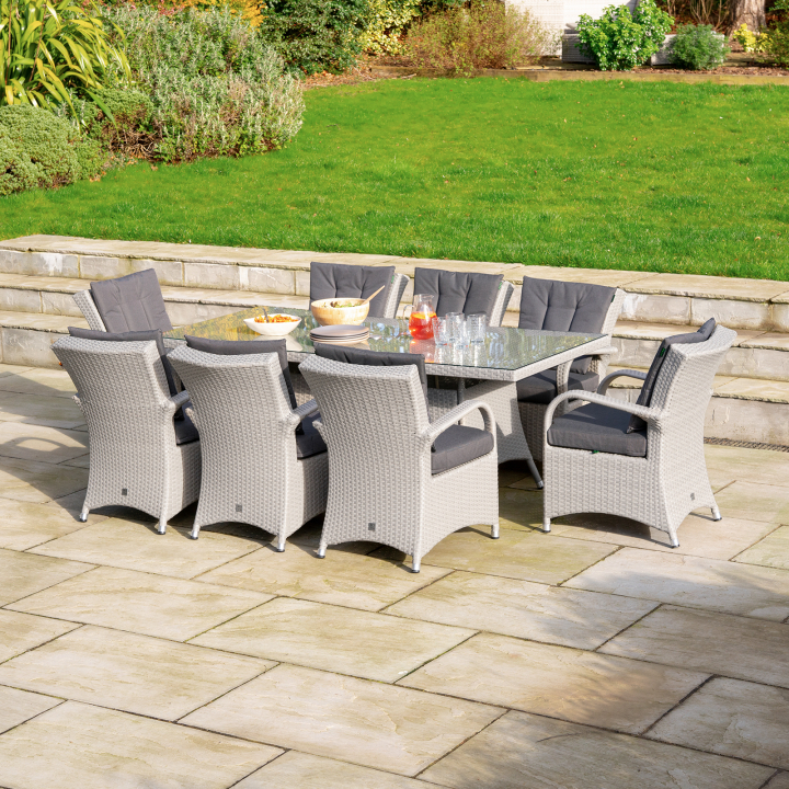 Olivia New 2025 8 Seat Rattan Dining Set