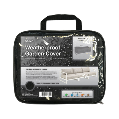 Winter Cover for Low Back Lounging 3 Seat Sofa