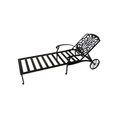 Cotswold Cast Aluminium Sun Lounger Set of 2 and Side Table in Aged Bronze