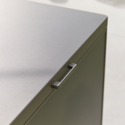 Medium Aluminium Storage Box in Graphite Grey