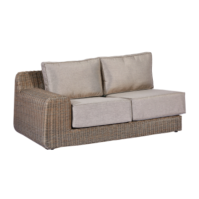Luxor Rattan Lounging Right Handed Piece in Willow