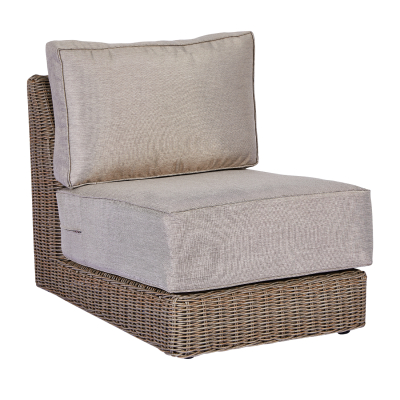 Luxor Rattan Lounging Middle Piece in Willow