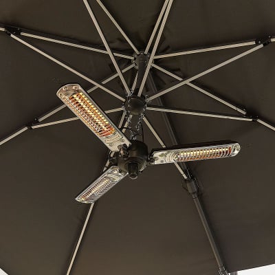 Suspended Tri-Prong Electric Patio Heater