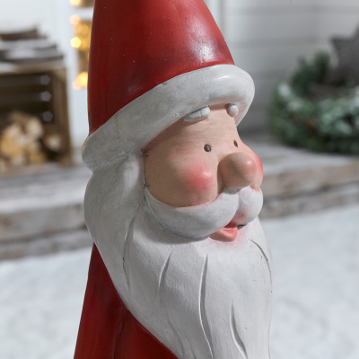 Large Mr Claus Christmas Santa Figure - Set of 2
