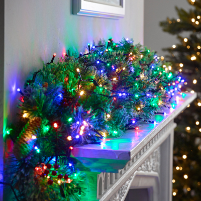 600 LEDs Christmas String Lights in Multi Colour