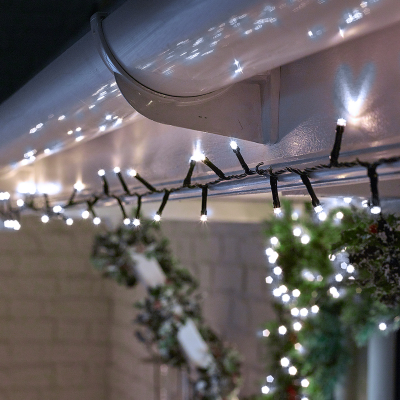 800 LEDs Christmas String Lights in Cool White