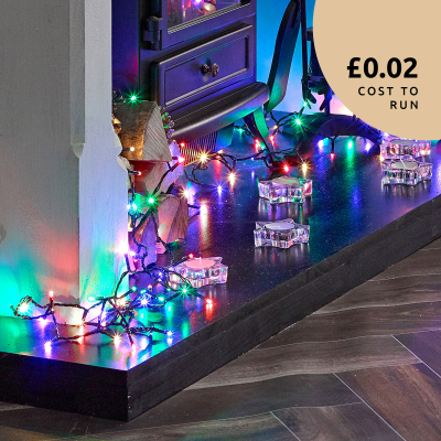 1200 LEDs Christmas String Lights in Multi Colour