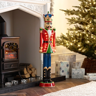 Norbert the Royal 3ft Christmas Nutcracker Figure in Red