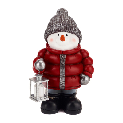 Berry Christmas Snowman Figure