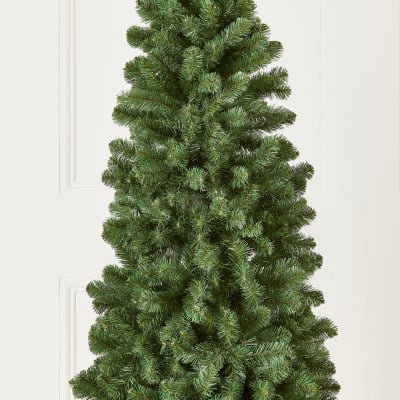 Slim Balsam Fir Green Classic Christmas Tree - 5ft / 150cm