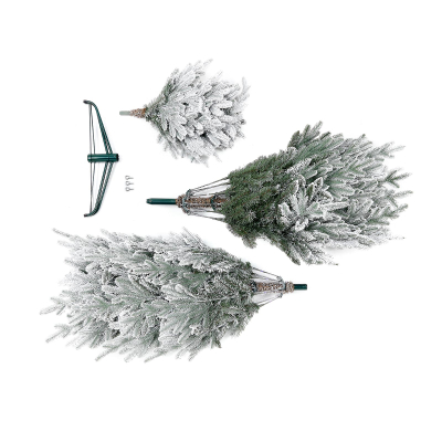 Concolor Fir Grey Flocked Christmas Tree - 7ft / 210cm