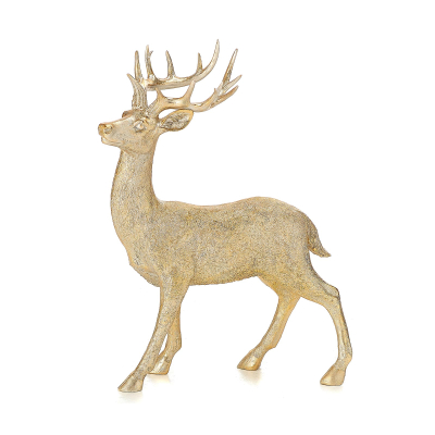 Small Promise Christmas Reindeer Figure in Gold