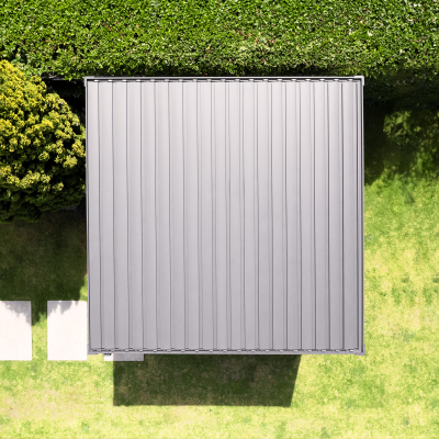 Titan Square Aluminium Free Standing Pergola - 3.0m x 3.0m in Graphite Grey
