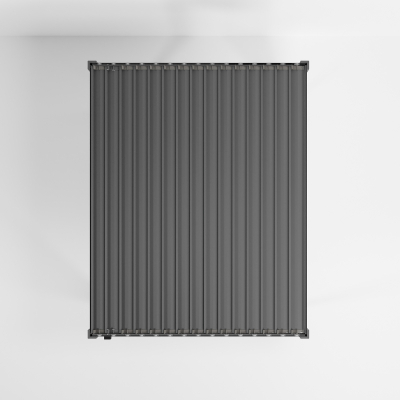 Shadow Metal Pergola in Graphite Grey - 2.4m x 3.0m Free Standing