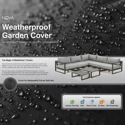 Winter Cover for Low Back Corner Lounging Set