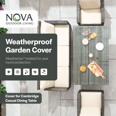 Winter Cover for Standard Rectangular Lounge Dining Table