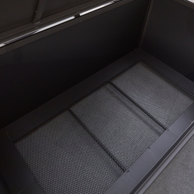 Large Aluminium Storage Box in Graphite Grey