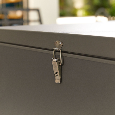 Medium Aluminium Storage Box in Graphite Grey