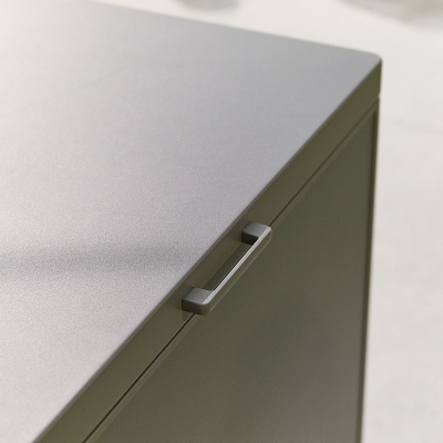 Medium Aluminium Storage Box in Graphite Grey