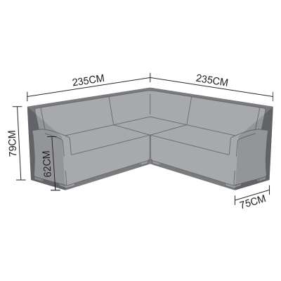 Winter Cover for Standard Deluxe Corner Sofa Dining Set