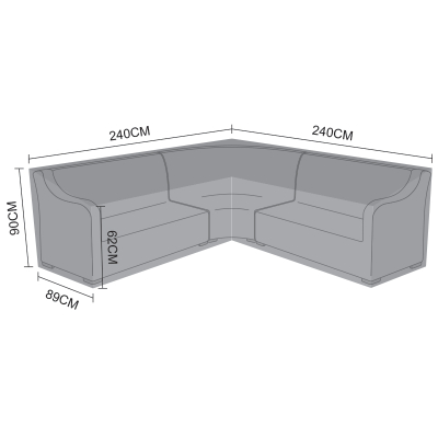 Winter Cover for Large Deluxe Corner Sofa Dining Set