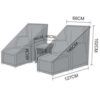 Winter Cover for Luxe 5 Piece Lounging Set
