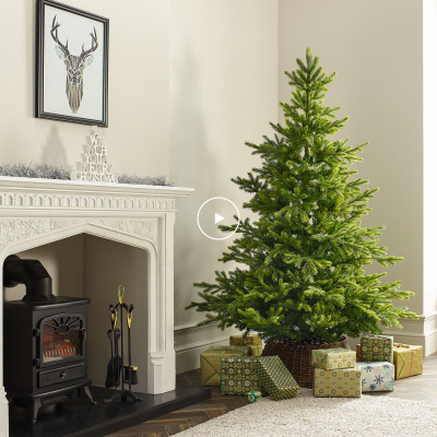 8ft Calgary Fir Green Christmas Tree (240cm)