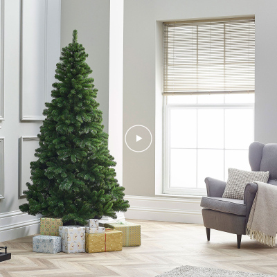 8ft Balsam Fir Green Christmas Tree (240cm)