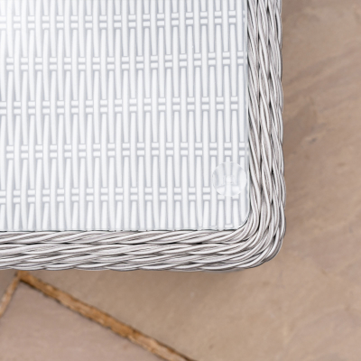 Talia Rattan 3 Seater Sofa Suite Lounging Set in White Wash