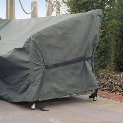 Protex Winter Cover for 2 Seat Bistro Dining Set with Water Shedding Support Pole