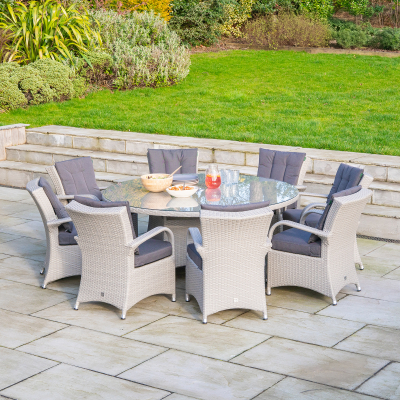 Olivia New 2025 8 Seat Rattan Dining Set