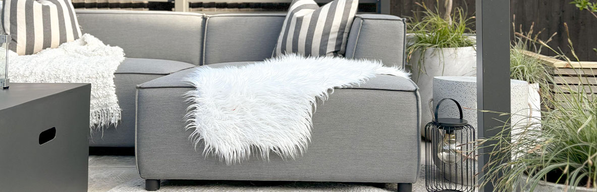 Introducing Arlo: The ultimate outdoor fabric chaise sofa 